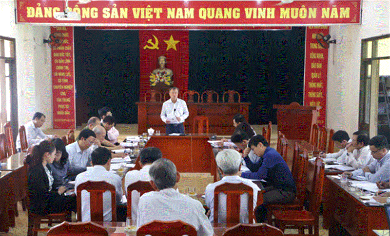 Ông Nguyễn Quốc Bắc - Chủ tịch UBND TP Bảo Lộc phát biểu chỉ đạo tại hội nghị. Ảnh: K.Phúc